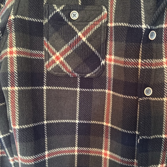 Weatherproof Dark Plaid Shirt Jacket - Picture 7 of 7